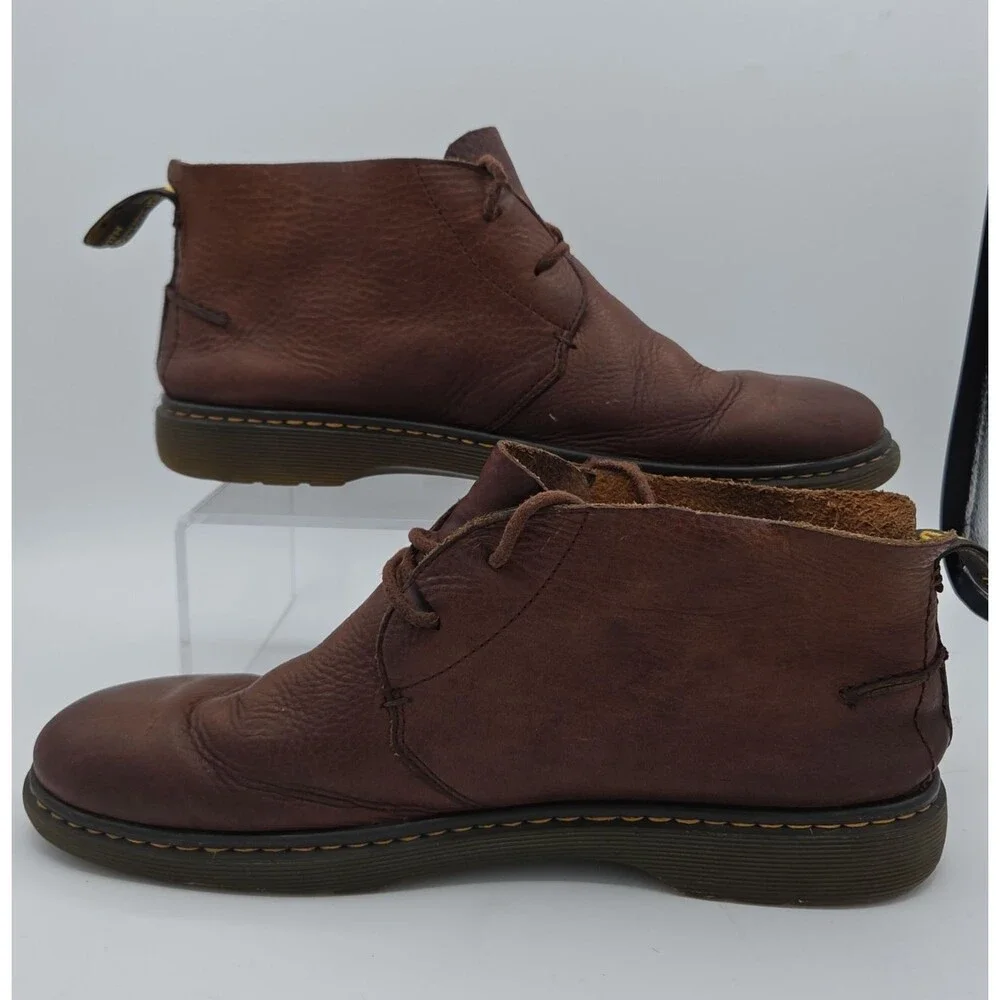 Dr Martens Ember Brown Leather Chukka Desert Boots Doc AirWair Mens Size 13